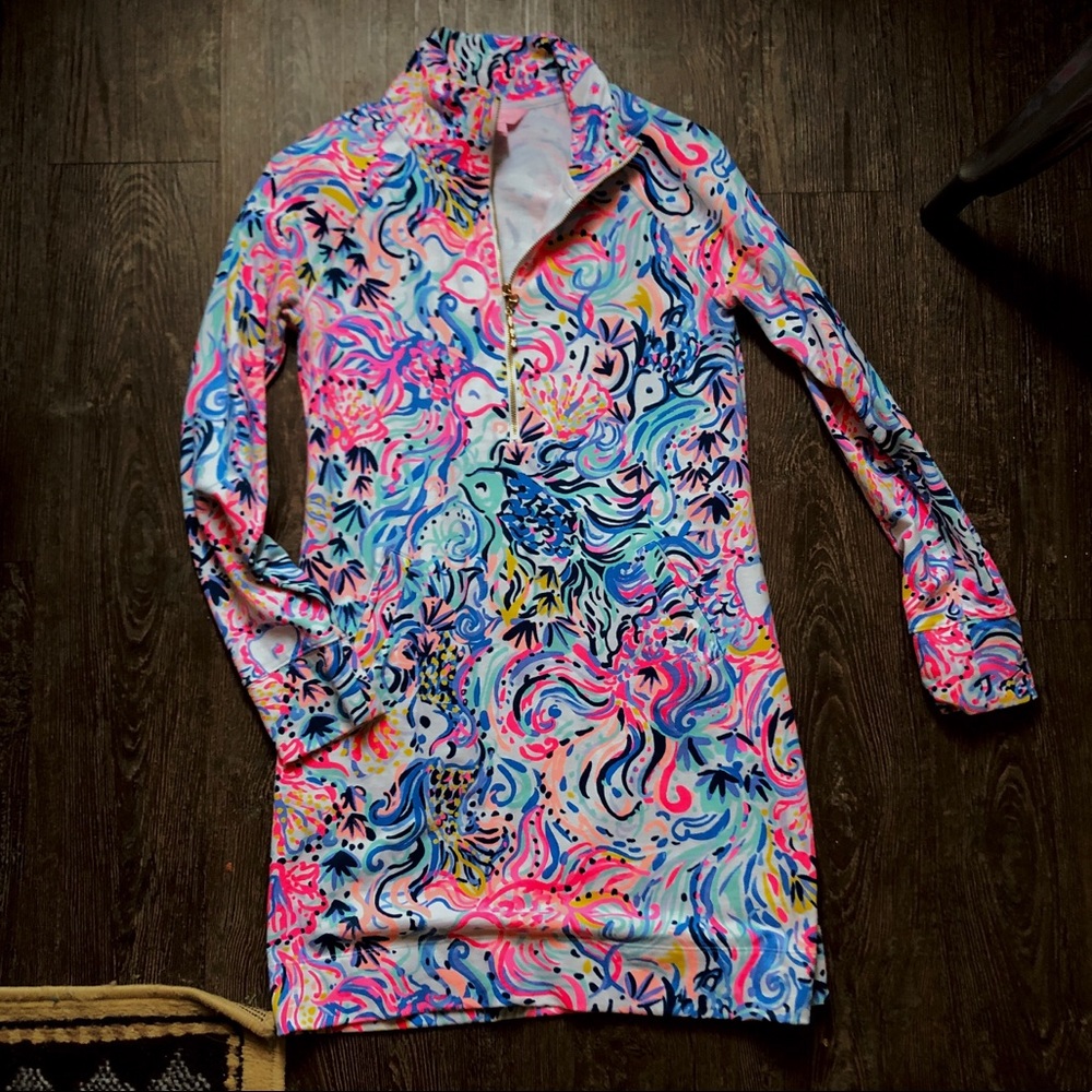 Lilly Pulitzer So-sofishticated popover dress, xs